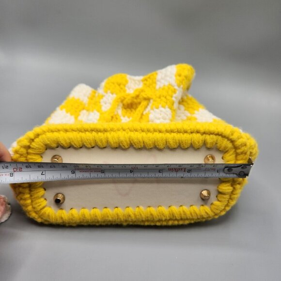 Hand Crocheted Mini Purse & Shoulder Bag Lot - Picture 12 of 14